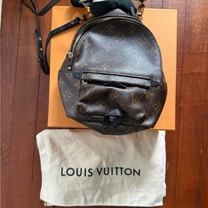 Louis Vuitton Black Interior Canvas with Gold Hardware